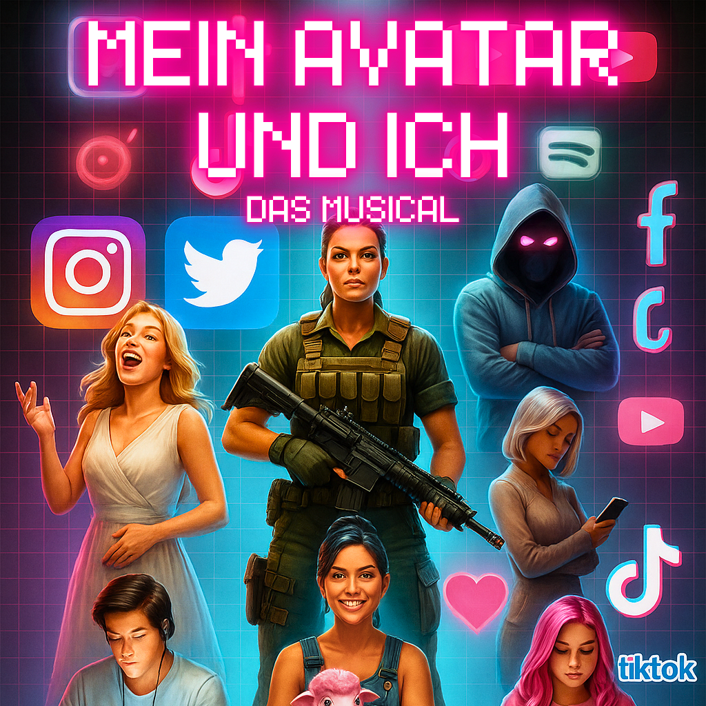 Nach monatelanger Probenzeit laden wir herzlich zu den drei Aufführungen unseres Musicals „Mein Avatar und Ich“ ein.